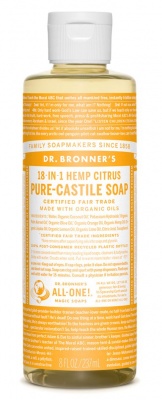 Dr Bronners Citrus Orange Castile Liquid Soap 475ml