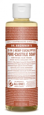 Dr Bronners Eucalyptus Castile Liquid Soap 237ml