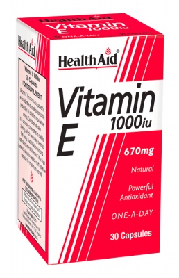 Health Aid Vitamin E 1000iu  30 caps