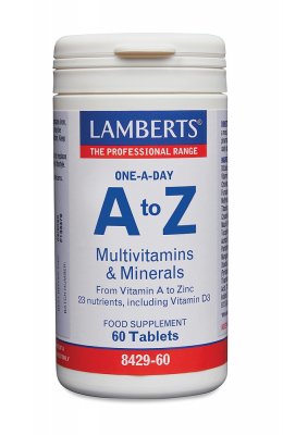 Lamberts A to Z Multivitamins & Minerals 60 tabs