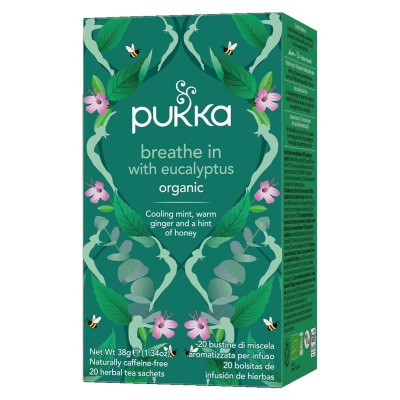 Pukka Breathe In With Eucalyptus 20 Tea sachets