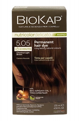 BioKap Chestnut Light Brown 5.05 Permanent Hair Dye 135ml