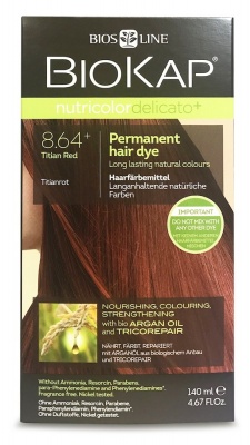 BioKap Titian Red 8.64+ Permanent Hair Dye 140ml
