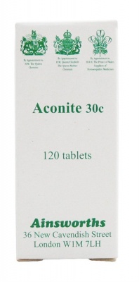 Ainsworths Aconite 30c 120 tabs