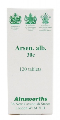 Ainsworths Arsen alb 30c 120 tabs