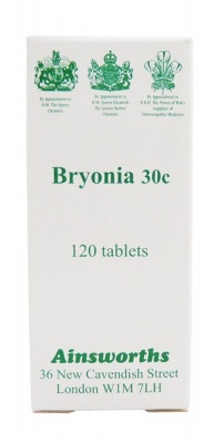 Ainsworths Bryonia 30c 120 tabs