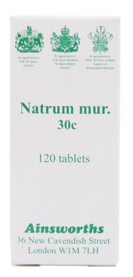 Ainsworths Natrum Mur 30c 120 tabs