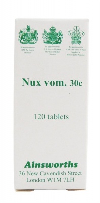 Ainsworths Nux Vomica 30c 120 tabs