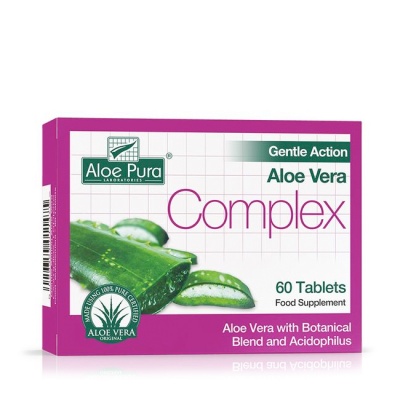 Aloe Pura Gentle Action Aloe Vera Complex 30 tabs - Natural Health Products