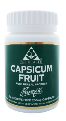 Bio Health Capsicum 250mg 60 caps