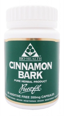 Bio Health Cinnamon Bark 350mg 60 caps