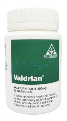 Bio Health Valdrian Valerian Root 400mg 60 caps