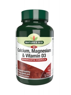 Natures Aid Calcium, Magnesium & Vitamin D3 90 tabs