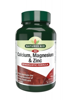 Natures Aid Calcium, Magnesium + Zinc 90 tabs