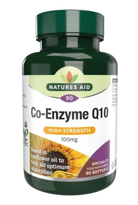 Natures Aid Co Enzyme Q10 100mg 90 Softgels