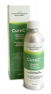 Good Health Naturally CureC Liposomal Vitamin C + Quercetin 200ml