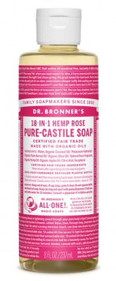 Dr Bronners Rose Castile Liquid Soap 945ml