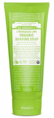 Dr Bronners Lemongrass Lime Organic Shaving Soap 207ml