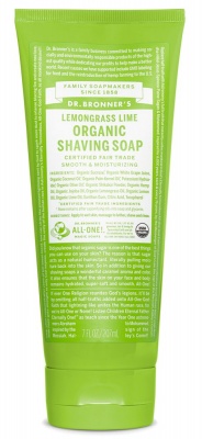 Dr Bronners Lemongrass Lime Organic Shaving Soap 207ml