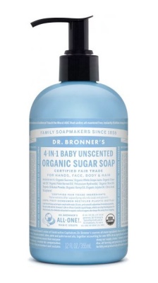 Dr Bronners Baby Mild Sugar Pump Soap 355ml