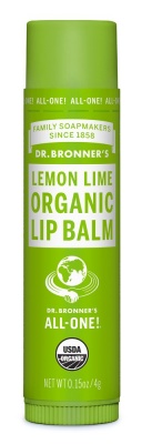 Dr Bronners Lemon Lime Organic Lip Balm 4g