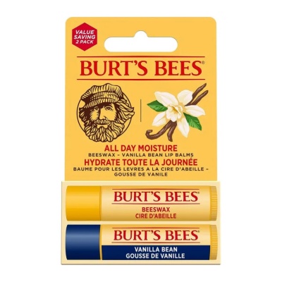 Burt's Bees Lip Balm Duo - Beeswax & Vanilla 2x4.25g