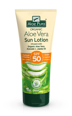 Aloe Pura Aloe Vera Sun Lotion SPF50 200ml