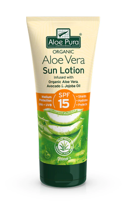 Aloe Pura Aloe Vera Sun Lotion SPF15 200ml