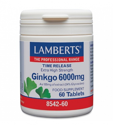 Lamberts Ginkgo 6000mg 60 tabs