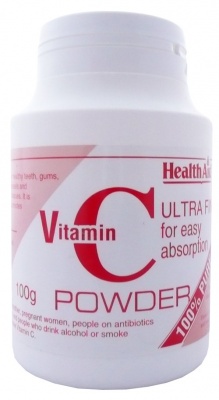 Health Aid Vitamin C Powder 100% Pure 100g