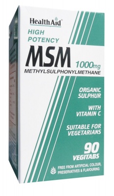 Health Aid MSM 1000mg 90 Tabs