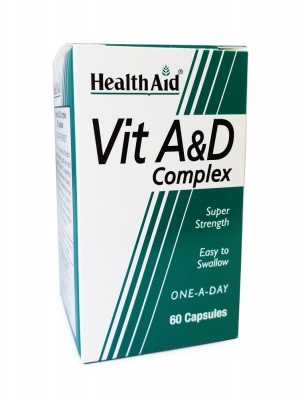 Health Aid Vitamin A & D Complex 60 caps