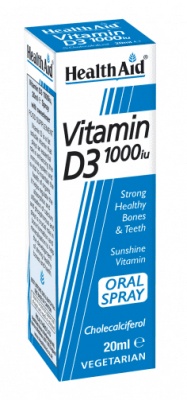 Health Aid Vitamin D3 1000iu Spray 20ml