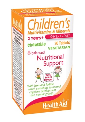 Health Aid Children's Multivitamins & Minerals 30 Chewable Tablets