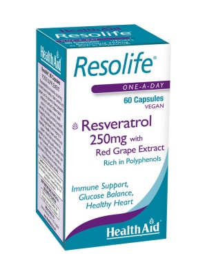 Health Aid Resolife (Reservatrol 250mg) 60 caps
