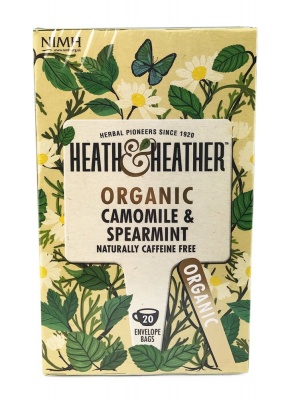 Heath & Heather Organic Camomile & Spearmint 20 Bags