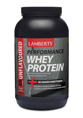 Lamberts Whey Protein Unflavoured 1kg Powder