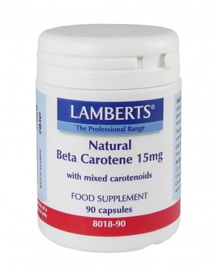 Lamberts Natural Beta Carotene 15mg 90 caps