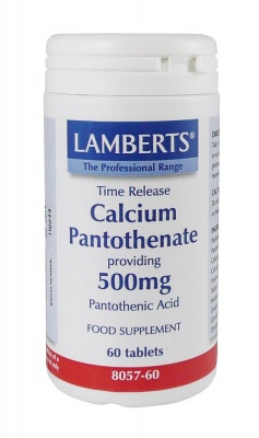 Lamberts Calcium Pantothenate 500 Mg 60 tabs