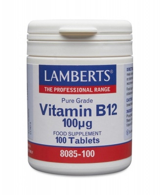 Lamberts Vitamin B12 100ug 100 tabs