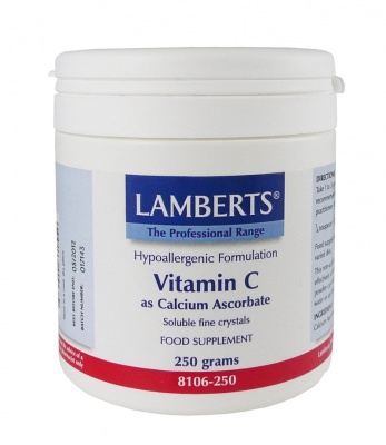 Lamberts Vitamin C as Calcium Ascorbate 250g
