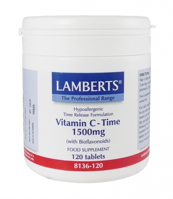 Lamberts Vitamin C Time Release 1500mg 120 tabs