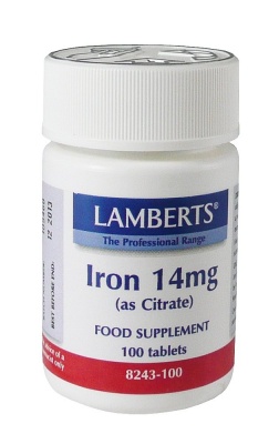 Lamberts Iron 14mg 100 tabs