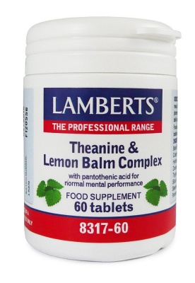Lamberts Theanine and Lemon Balm Complex 60 tabs