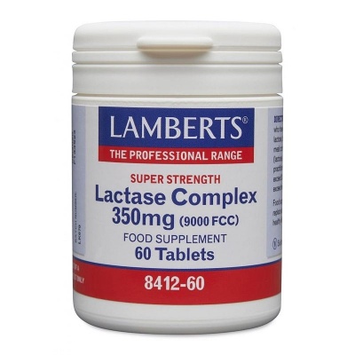 Lamberts Lactase Complex 350mg Super Strength 60 tabs