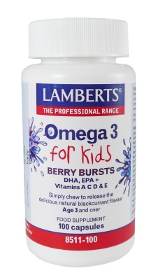 Lamberts Omega 3 for Kids Berry Burst 100 caps
