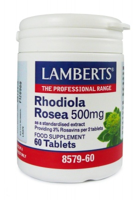 Lamberts Rhodiola Rosea 500mg 60 tabs