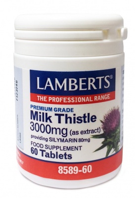 Lamberts Milk Thistle 3000mg  60 tabs