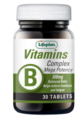 Lifeplan B Complex (Mega) 500mg 30 tabs