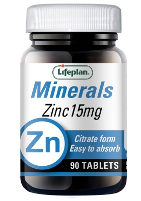 Lifeplan Zinc Citrate 15mg 90 tabs